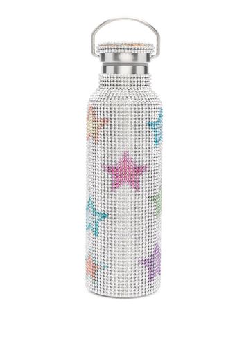 Collina Strada rhinestone-embellished water bottle - Argento