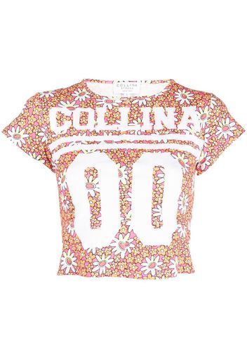 Collina Strada logo-print short-sleeve T-shirt - Rosa