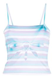 Collina Strada stripe-detail tank top - Blu