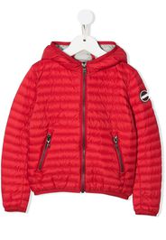 Colmar Kids logo-patch hooded padded jacket - Rosso