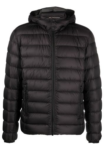 COLMAR quilted zip-up hooded jacket - Nero