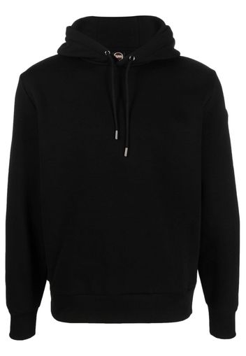 Colmar logo-patch long-sleeve hoodie - Nero