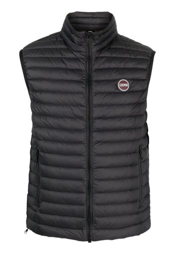 Colmar Gilet imbottito con applicazione logo - Nero