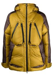 Colmar two-tone hooded down jacket - Giallo