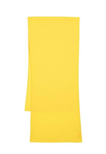 Colombo ribbed-knit cashmere scarf - Giallo