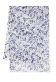 Colombo floral-print scarf - Blu