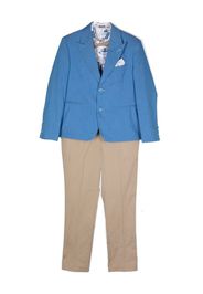 Colorichiari graphic-print suit set - Blu