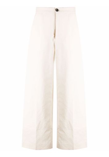 colville wide-leg flared trousers - Toni neutri