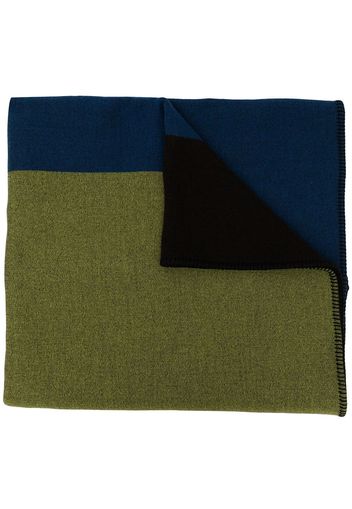 colville large colour-block scarf - Verde