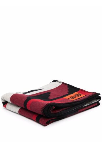 colville patterned blanket - Rosso