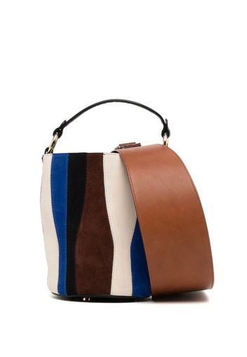 colville Patch cylinder small tote bag - Marrone