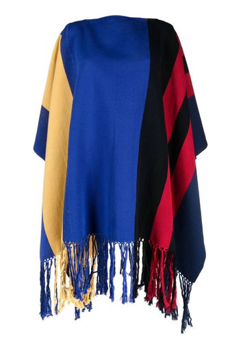 colville Poncho Mega Stripe - Blu