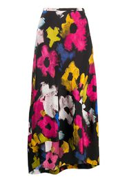 floral flounce skirt