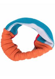 colville colour-block striped snood scarf - Arancione