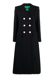 colville double-breasted flared coat - Blu