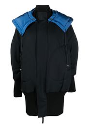 colville Jax contrast-panel parka coat - Blu