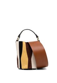 colville Patch cylinder small tote bag - Marrone