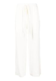 COMMAS mid-rise wid-leg trousers - Bianco