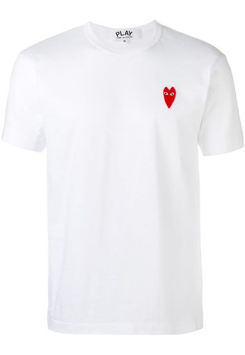 T-shirt con logo ricamato