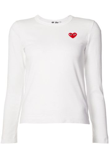 T-shirt con logo a cuore