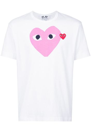 T-shirt con stampa a cuore