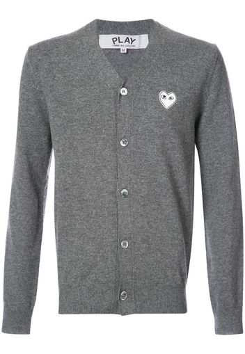 cardigan with white heart