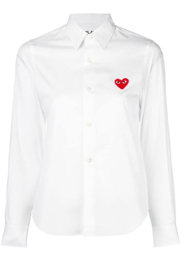 embroidered heart shirt