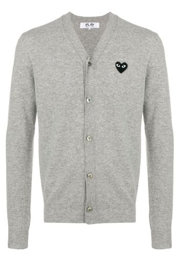 Cardigan con logo