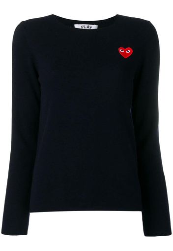 Maglione con applicazione Play Heart