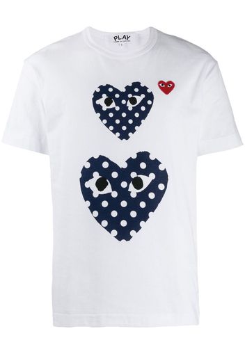 heart print t-shirt