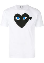 heart print T-shirt