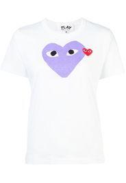 T-shirt con cuore stampato