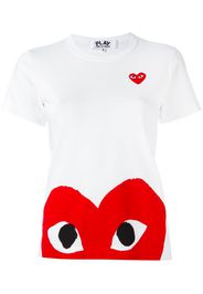 T-shirt con cuore stampato