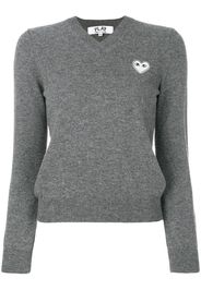 Maglione lavorato a maglia con logo 'Heart'