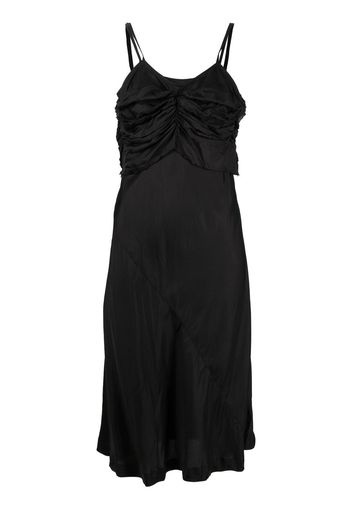 Comme Des Garçons Pre-Owned 2000s ruched slip dress - Nero