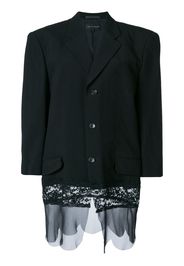 buttoned blazer