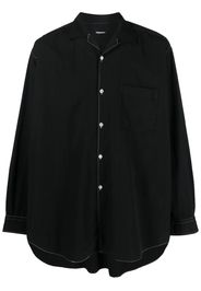 Comme Des Garçons Pre-Owned 1990s contrast stitching shirt - Nero