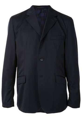 button-up wool jacket