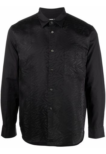 Comme Des Garçons Homme Deux abstract-print long-sleeve shirt - Nero