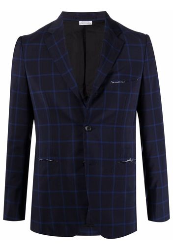 Comme Des Garçons Homme Deux single-breasted fitted blazer - Blu