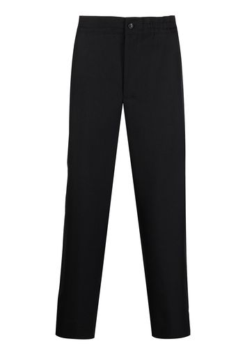 Comme Des Garçons Homme Deux tapered-leg ankle-length trousers - Nero