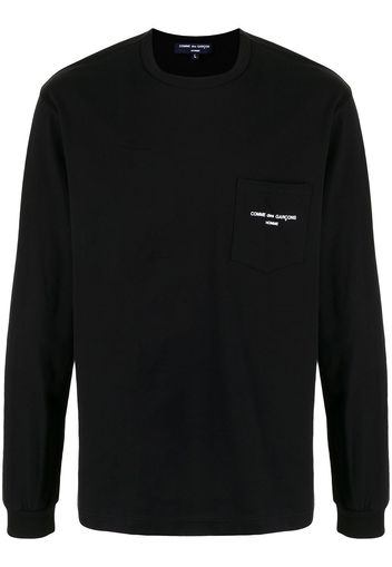 Comme Des Garçons Homme logo patch-pocket T-shirt - Nero