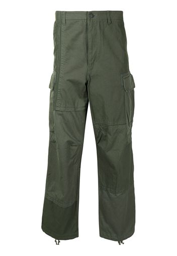 Comme Des Garçons Homme wide-leg cotton cargo trousers - Verde