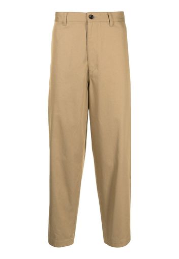 Comme Des Garçons Homme tapered chino trousers - Marrone