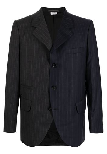 Comme Des Garçons Homme Deux Blazer monopetto bicolore - Blu