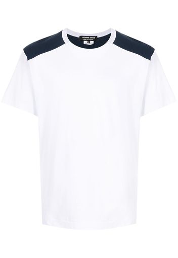 Comme Des Garçons Homme Deux T-shirt con design color-block - Bianco