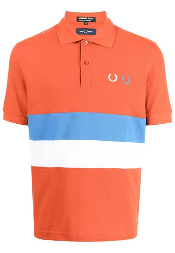 Comme Des Garçons Homme Deux x Fred Perry cotton polo shirt - Arancione