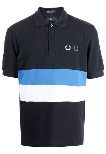 Comme Des Garçons Homme Deux x Fred Perry cotton polo shirt - Blu