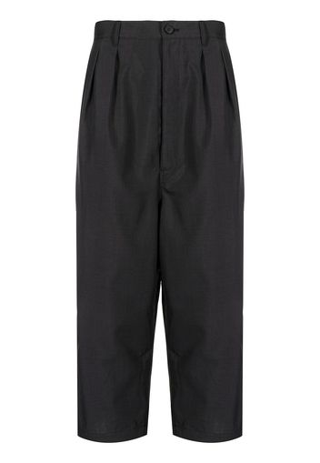 Comme Des Garçons Homme cropped straight-leg trousers - Grigio