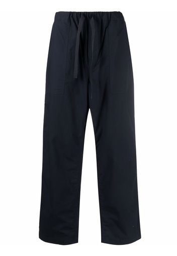 Comme Des Garçons Homme drawstring-waist wide-leg trousers - Blu